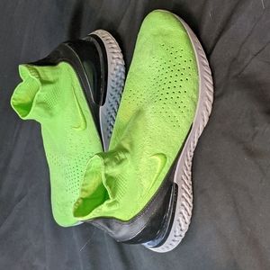 Nike Rise React Flyknit - LIME BLAST/BLACK/VAST GREY/LIME BLAST 11.5